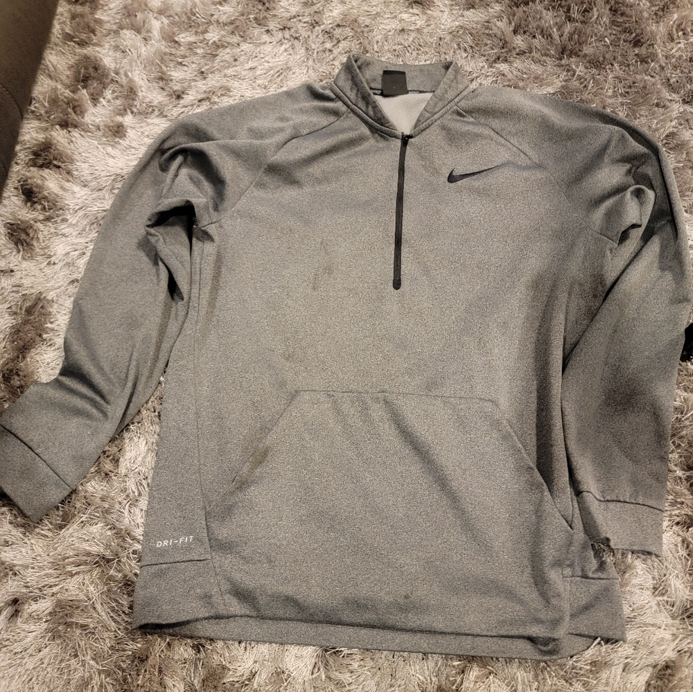 Mens Nike dri-fit 1/4 zip